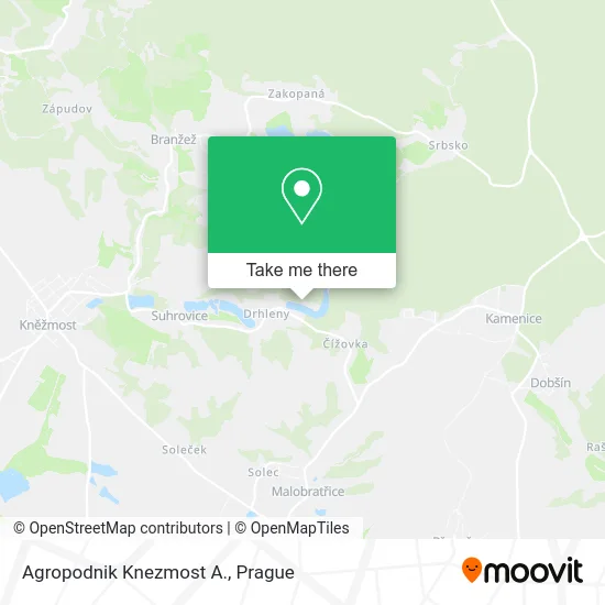 Карта Agropodnik Knezmost A.