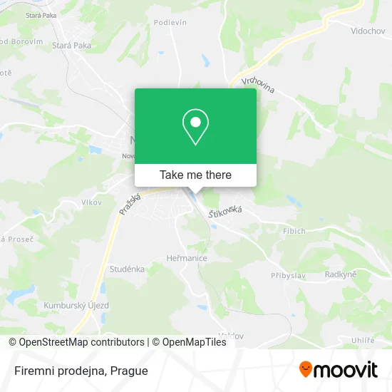 Карта Firemni prodejna