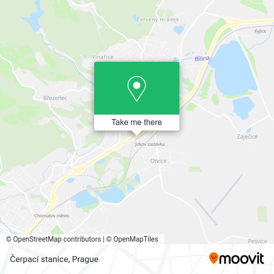 Карта Čerpací stanice