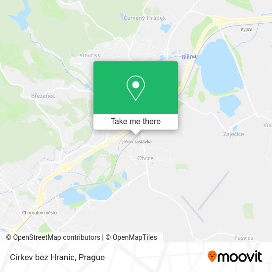 Карта Církev bez Hranic