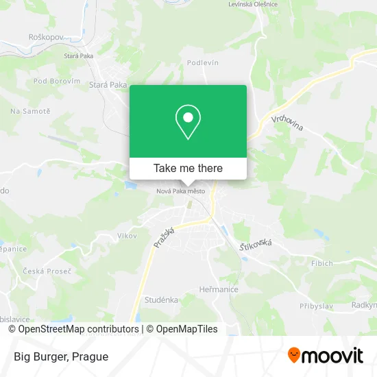 Карта Big Burger