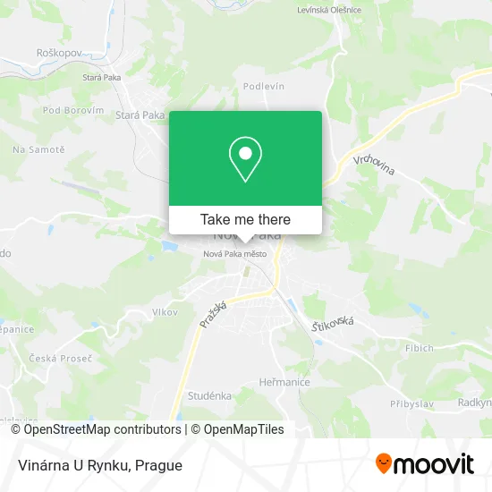 Карта Vinárna U Rynku