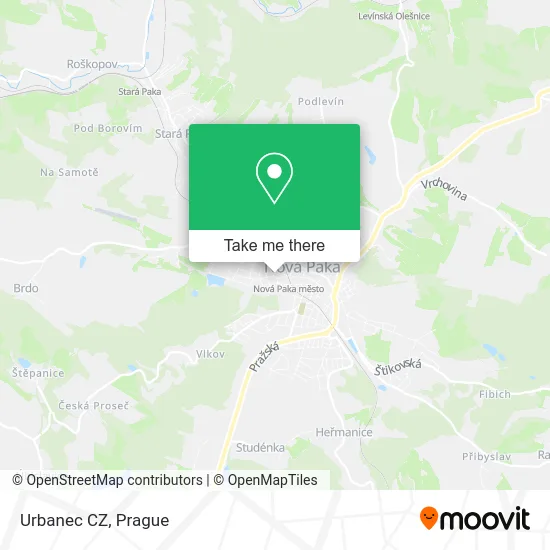 Карта Urbanec CZ