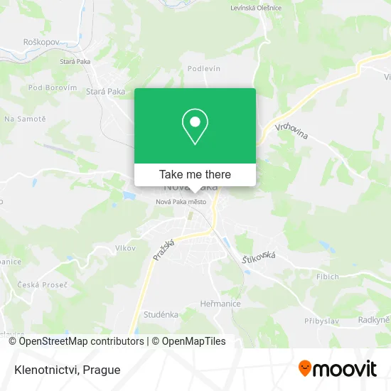 Карта Klenotnictvi