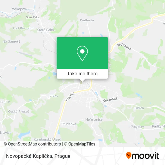 Карта Novopacká Kaplička