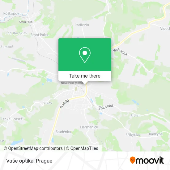 Карта Vaše optika