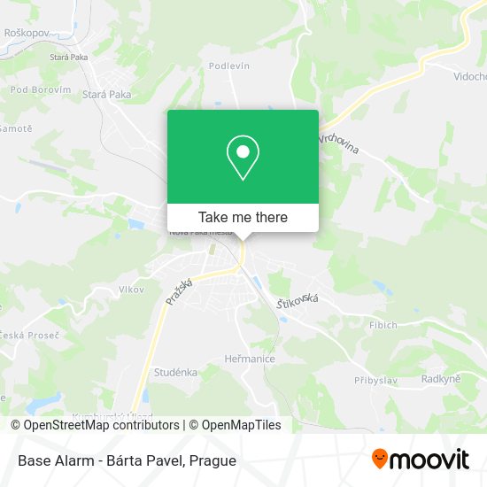 Карта Base Alarm - Bárta Pavel