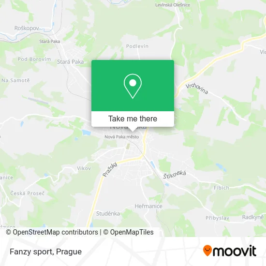 Fanzy sport map