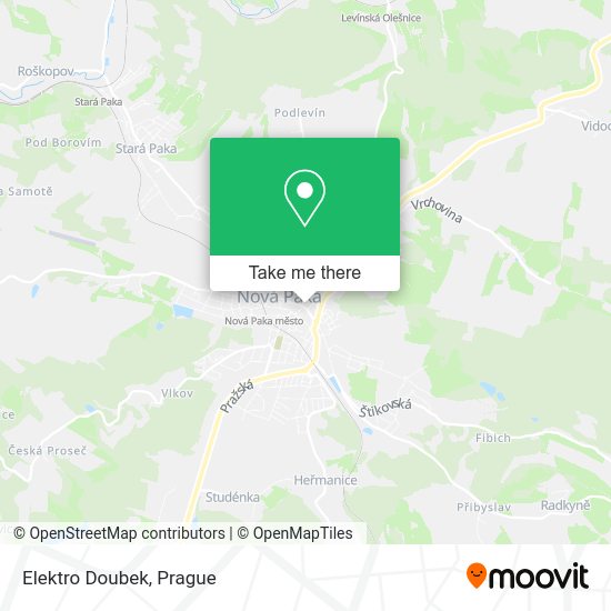 Карта Elektro Doubek