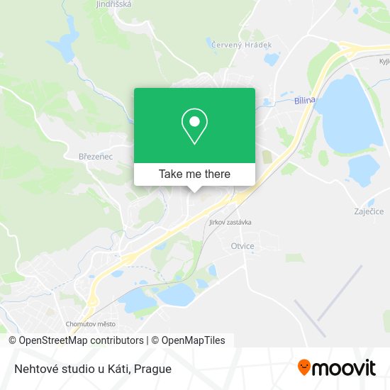 Карта Nehtové studio u Káti