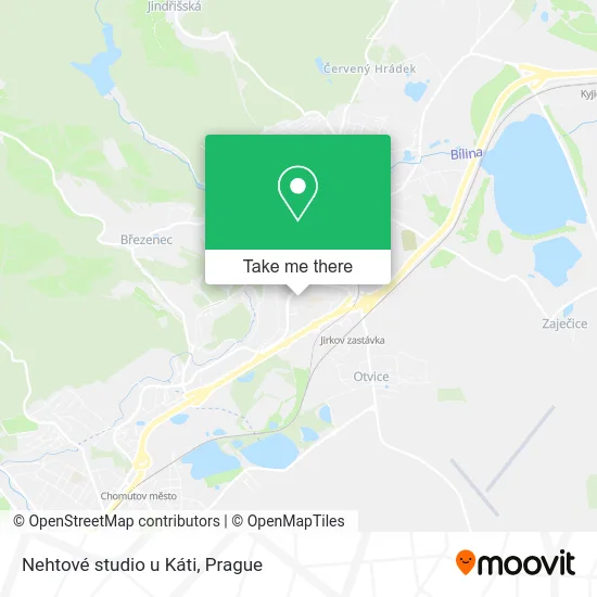 Карта Nehtové studio u Káti