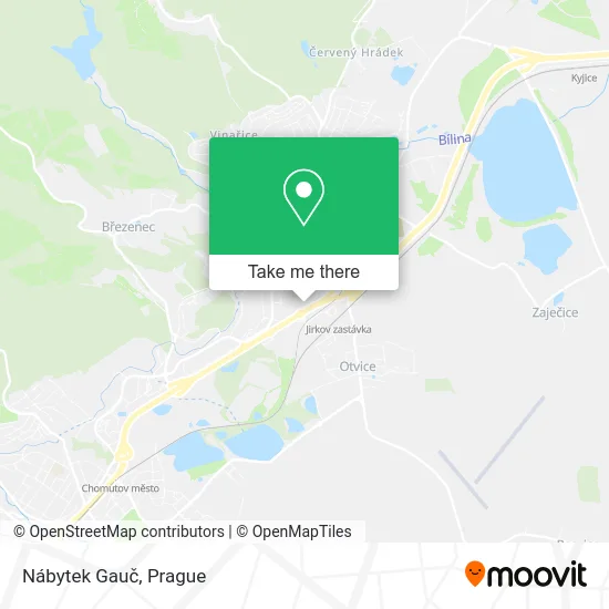 Карта Nábytek Gauč