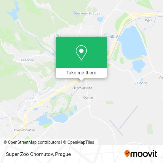 Карта Super Zoo Chomutov