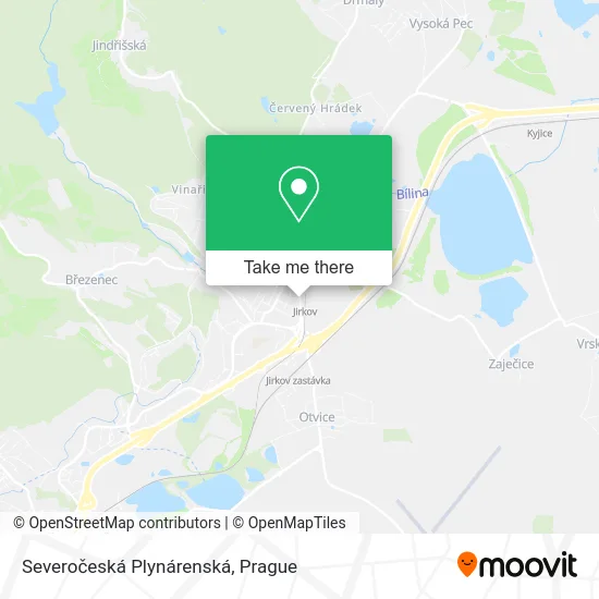 Карта Severočeská Plynárenská