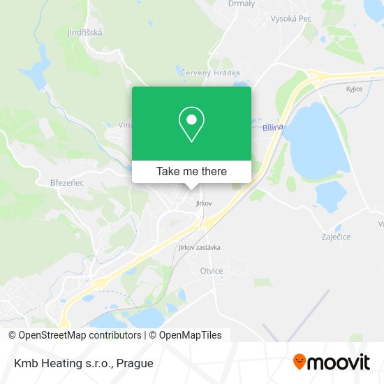 Карта Kmb Heating s.r.o.
