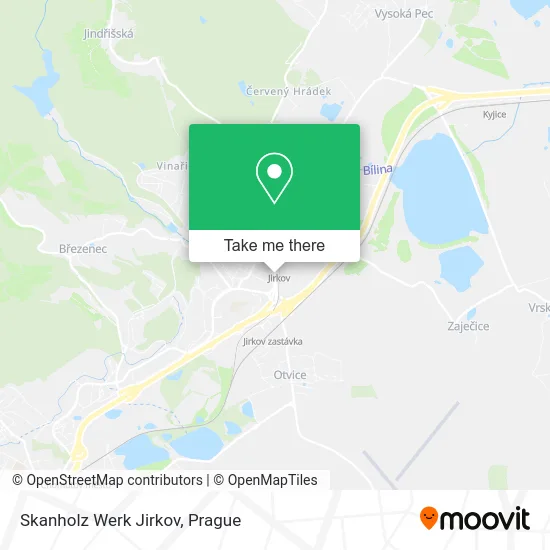 Карта Skanholz Werk Jirkov