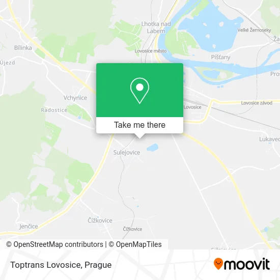 Карта Toptrans Lovosice