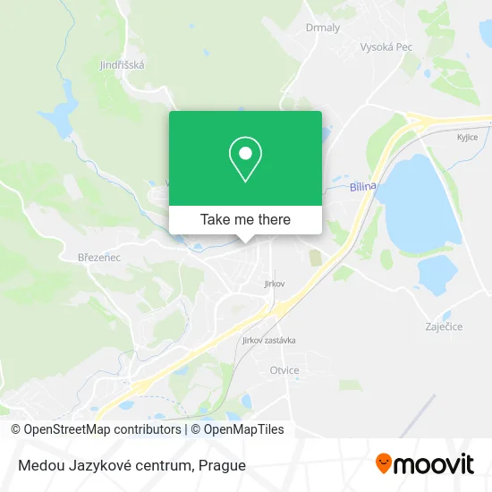 Карта Medou Jazykové centrum