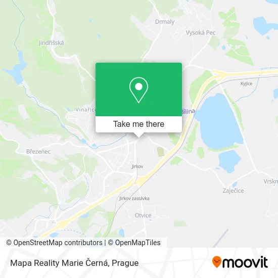 Карта Mapa Reality Marie Černá