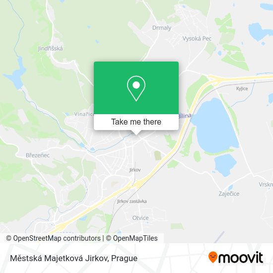 Карта Městská Majetková Jirkov