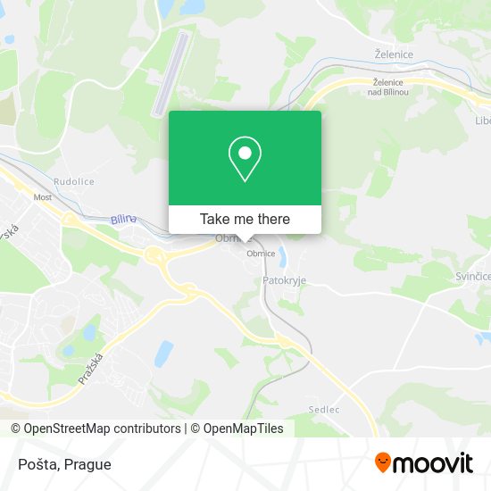 Карта Pošta