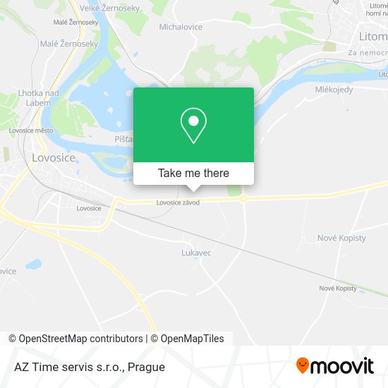 Карта AZ Time servis s.r.o.