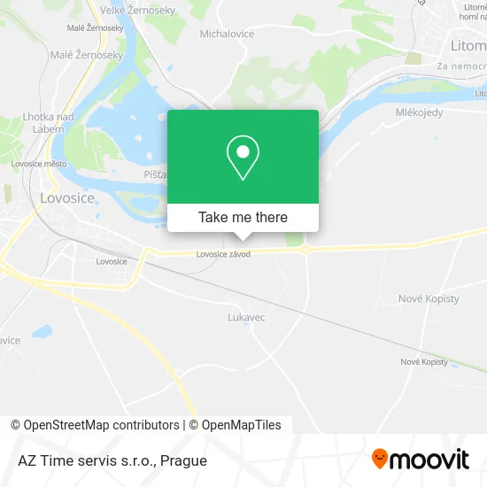 Карта AZ Time servis s.r.o.