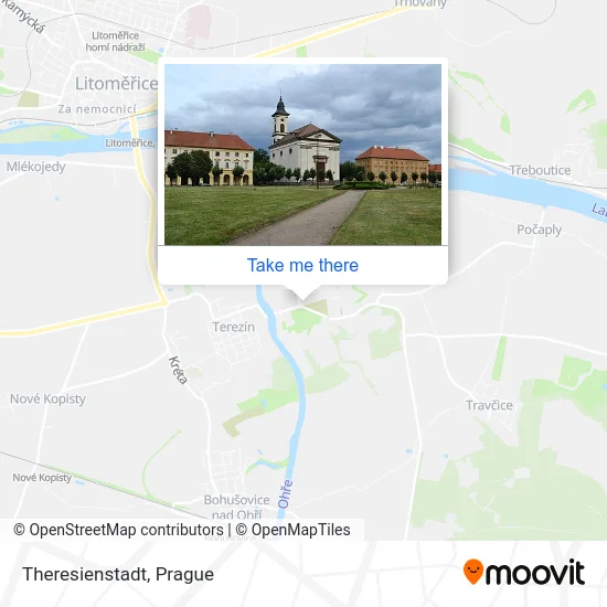 Карта Theresienstadt