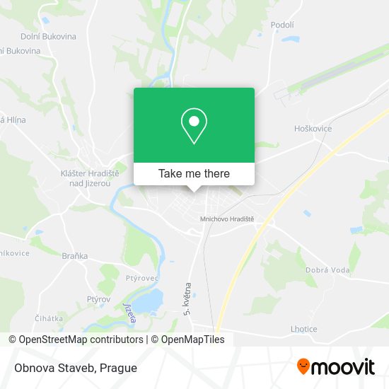 Карта Obnova Staveb
