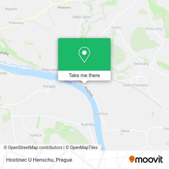 Карта Hostinec U Henschu