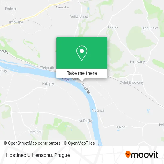 Карта Hostinec U Henschu