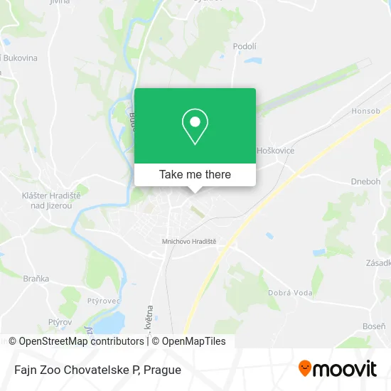 Fajn Zoo Chovatelske P map