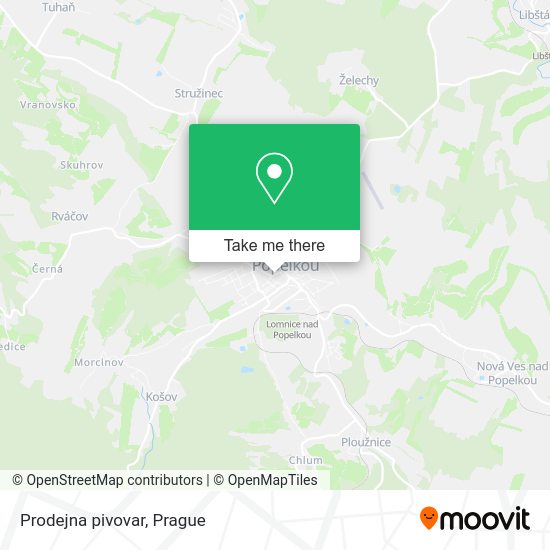 Карта Prodejna pivovar
