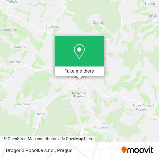 Карта Drogerie Popelka s.r.o.