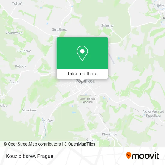 Карта Kouzlo barev