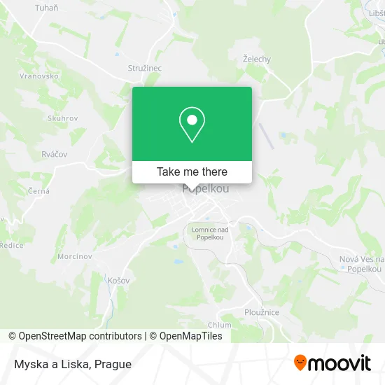 Карта Myska a Liska