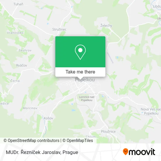 Карта MUDr. Řezníček Jaroslav