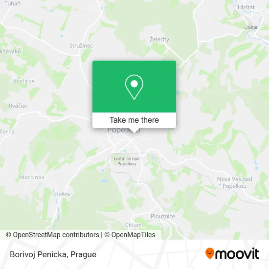 Карта Borivoj Penicka