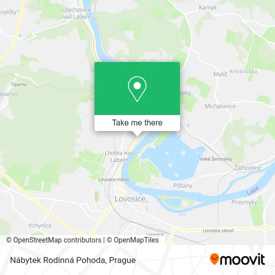 Карта Nábytek Rodinná Pohoda