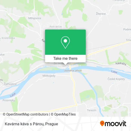Карта Kavárna káva s Párou