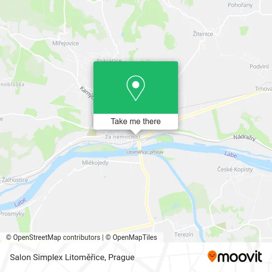 Карта Salon Simplex Litoměřice