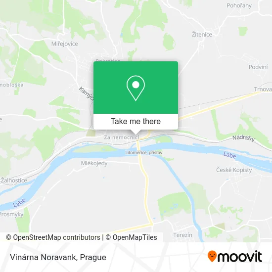 Карта Vinárna Noravank