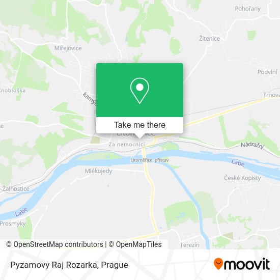 Карта Pyzamovy Raj Rozarka