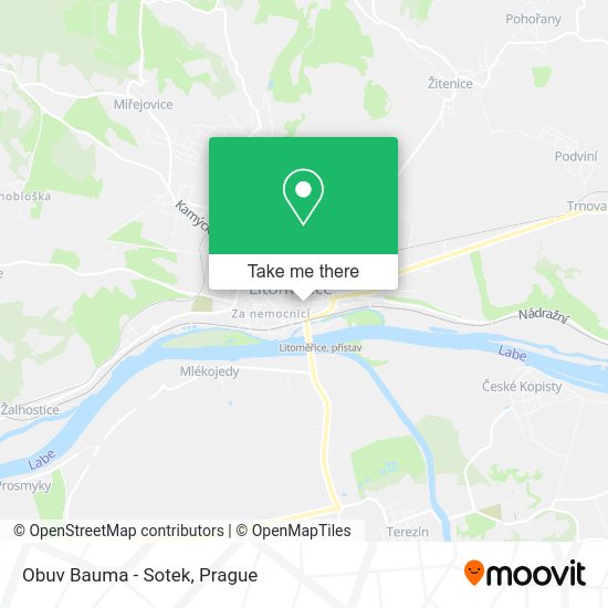 Карта Obuv Bauma - Sotek