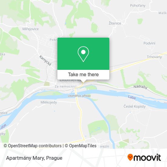 Карта Apartmány Mary