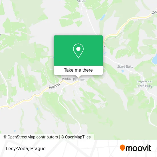 Карта Lesy-Voda