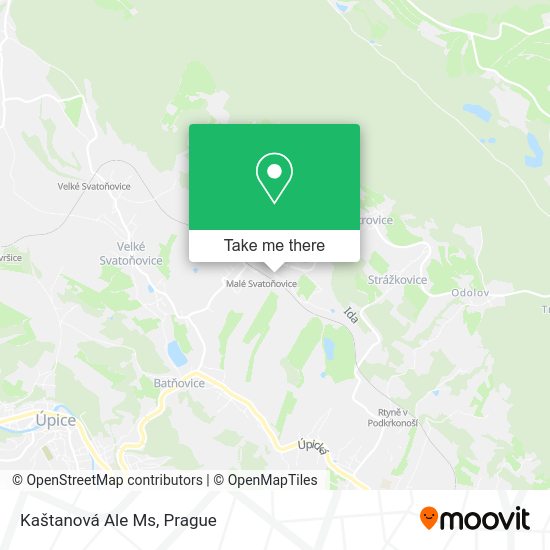 Карта Kaštanová Ale Ms