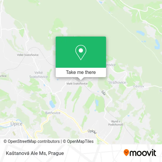 Карта Kaštanová Ale Ms