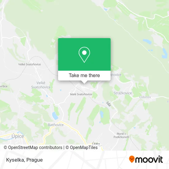 Kyselka map