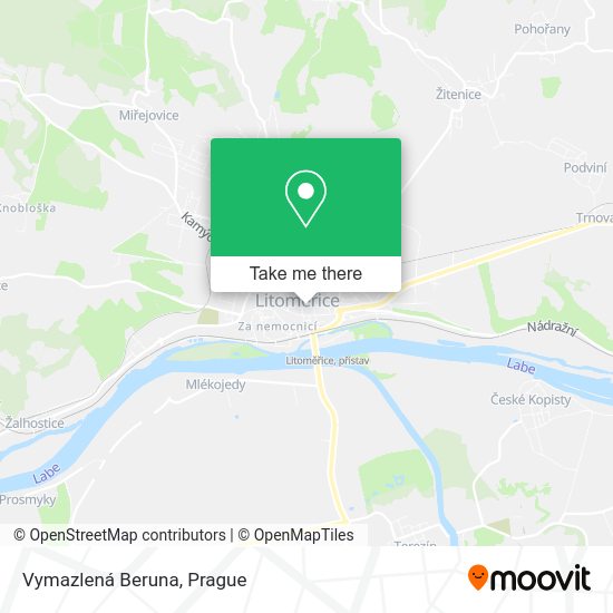 Карта Vymazlená Beruna
